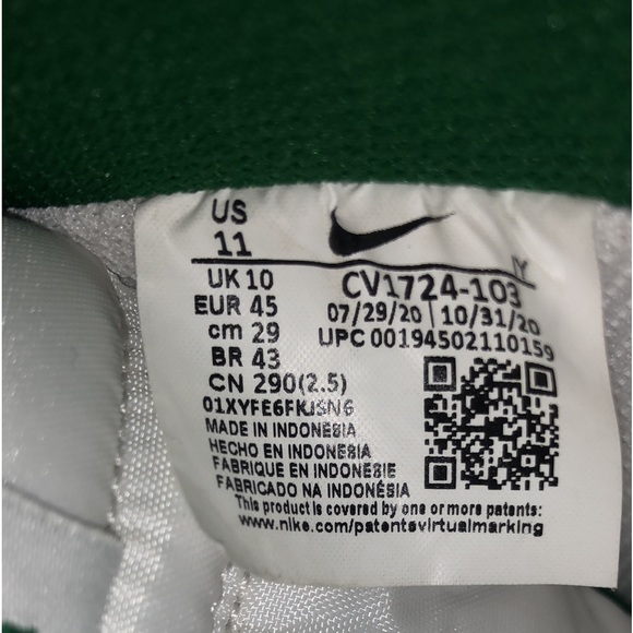 Nike Air Force 1 Low ‘White Pine Green’ - Picture 5 of 5